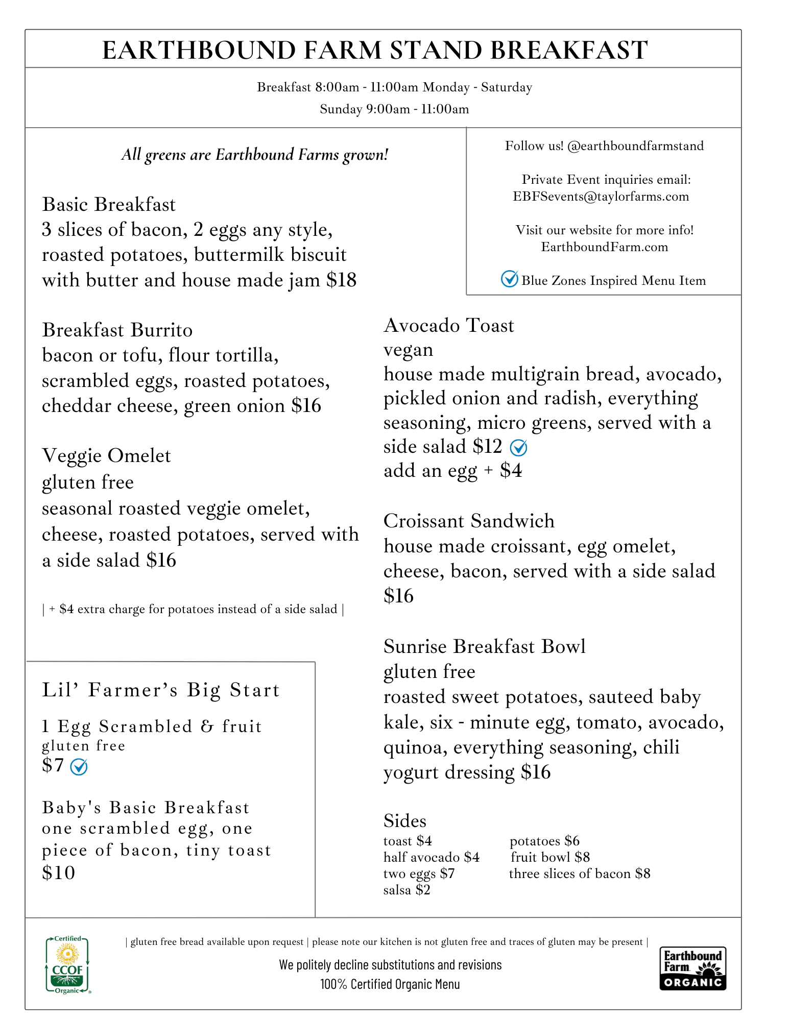 Earthbound Farm Stand